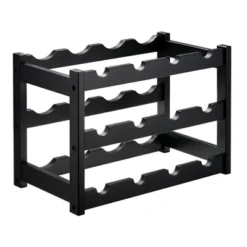 Itopfox 3-Tier Bamboo Wine Rack, Sturdy And Durable Wine Storage Cabinet Shelf For Pantry, Kitchen, Holds 12 Bottles Securely 13 Itopfox 3-Tier Bamboo Wine Rack, Sturdy And Durable Wine Storage Cabinet Shelf For Pantry, Kitchen, Holds 12 Bottles Securely -Itopfox Shop GUEST bec6d720 1114 4006 8660 2ad460f7f9b7