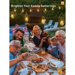 Itopfox 100FT LED Outdoor String Lights With Remote, Dimmable Patio Lights, Timer & 3 Lighting Modes, 32 Shatterproof Edison Bulbs, Waterproof -Itopfox Shop GUEST bf7d6b76 53bc 4586 9ed7 84844b8ebb54