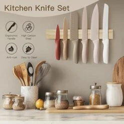 Itopfox 13-Piece Kitchen Knife Set With Anti-Rust Coating, Dishwasher Safe Stainless Steel Chef Knives, Includes 6 Blade Guards, Perfect Holiday Gift 10 Itopfox 13-Piece Kitchen Knife Set With Anti-Rust Coating, Dishwasher Safe Stainless Steel Chef Knives, Includes 6 Blade Guards, Perfect Holiday Gift -Itopfox Shop GUEST c0fd619a 695a 4e91 b552 328652dc2ba8