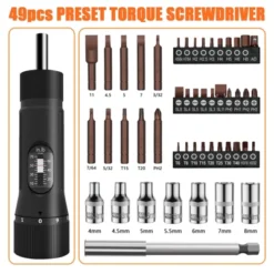 Itopfox 49-Piece Torque Screwdriver Set With S2 Bits & Sockets, 1/4” Drive Torque Wrench For Maintenance, Bike Repair & Mounting 11 Itopfox 49-Piece Torque Screwdriver Set With S2 Bits & Sockets, 1/4” Drive Torque Wrench For Maintenance, Bike Repair & Mounting -Itopfox Shop GUEST c3d981c6 3cc6 4535 9d2a b4751aa31971