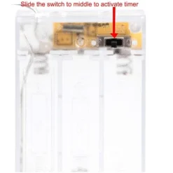 Itopfox 5 Pack 20 LED Fairy Lights With Timer, Silver Wire String Light For Bedroom Party Wedding Decorations, Warm White -Itopfox Shop GUEST c6d4f5ce 6ce3 4f20 93b1 aa2a33c1e147