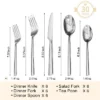 Itopfox 30-Piece Forged Flatware Set, Premium Stainless Steel Cutlery For Kitchen, Home, Wedding, Party, Mirror Polished And Dishwasher Safe