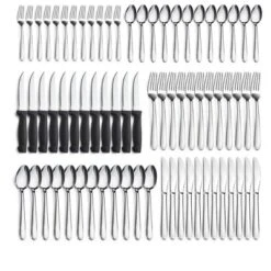 Itopfox 72-Piece Silverware Set For 12 With Steak Knives, Stainless Steel Cutlery Set Includes Forks, Spoons, Dishwasher Safe For Home & Restaurant -Itopfox Shop GUEST c79ea563 b653 4164 90aa eab67faf22ff
