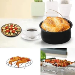 Itopfox 9 Inch Air Fryer Accessories Set With Cupcake Pan, Pizza Pan, Silicone Baking Cup, Recipe Cookbook For 5.3Qt - 6.8Qt Air Fryers 11 Itopfox 9 Inch Air Fryer Accessories Set With Cupcake Pan, Pizza Pan, Silicone Baking Cup, Recipe Cookbook For 5.3Qt - 6.8Qt Air Fryers -Itopfox Shop GUEST c7f0962f 720d 4d24 978c f74367258c7d