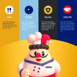 Itopfox 360-Piece Heavy Duty Clear Plastic Silverware Set - Forks, Spoons, Knives Heat Resistant Disposable Utensils For Parties, Events Everyday Use -Itopfox Shop GUEST c84ea3c1 28c9 4e7a b12c baf9846565b5