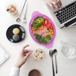 Itopfox Microwave Steamer Cooker Collapsible Bowl With Handle & Lid For Vegetables, Fish, Meal Prep - BPA Free, Dishwasher Safe, Easy Storage, Purple 9 Itopfox Microwave Steamer Cooker Collapsible Bowl With Handle & Lid For Vegetables, Fish, Meal Prep - BPA Free, Dishwasher Safe, Easy Storage, Purple -Itopfox Shop GUEST c87b25c6 62e3 4407 a4ee 088c8fc68e94