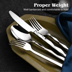 Itopfox Luxury 20-Piece Flatware Set For 4, 18/10 Stainless Steel Cutlery With Diamond Cut Design, Mirror Polished, Dishwasher Safe For Home, Wedding -Itopfox Shop GUEST c8aad7a9 bfc5 4da4 afac 762f782b98b9