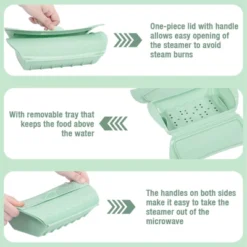 Itopfox Microwave Steamer, 2-Pack Silicone Food Steamer For Cooking, Vegetable Pot With Lids Vegetables Fish Prep Meal Food, Microwave & Freezer Safe 10 Itopfox Microwave Steamer, 2-Pack Silicone Food Steamer For Cooking, Vegetable Pot With Lids Vegetables Fish Prep Meal Food, Microwave & Freezer Safe -Itopfox Shop GUEST ca662db3 3575 4836 82e4 5cc8d0b98555