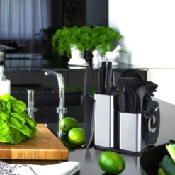 Itopfox 18-Piece Kitchen Utensils Set With Sharp Knives, Stainless Steel Holder And Cutting Board For Cooking 9 Itopfox 18-Piece Kitchen Utensils Set With Sharp Knives, Stainless Steel Holder And Cutting Board For Cooking -Itopfox Shop GUEST cb43d005 5c8d 4073 a482 65881b84d7a8