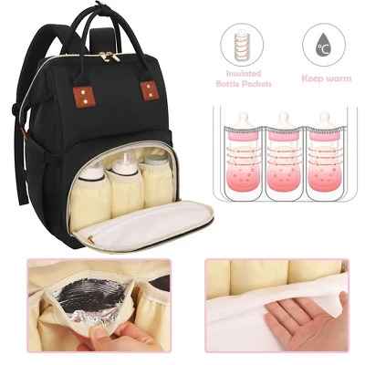 Itopfox Large Capacity Multifunction Diaper Backpack With Insulated Pockets For Baby Essentials, Travel & Daily Use 5 Itopfox Large Capacity Multifunction Diaper Backpack With Insulated Pockets For Baby Essentials, Travel & Daily Use - Image 5