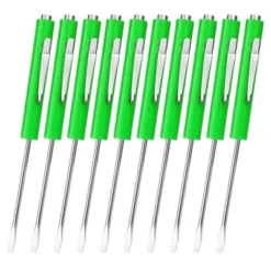 Itopfox 10-Piece Magnetic Pocket Screwdriver Set With Single Blade Head For Mechanical, Electrician, And Electronics Work (Green) -Itopfox Shop GUEST d015c0ea ca75 4124 b3c6 87a8eabc6080