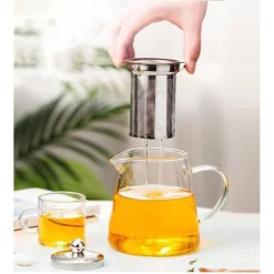 Itopfox Mini Glass Teapot With Removable Stainless Steel Infuser For Blooming & Loose Leaf Tea, Microwave & Stovetop Safe 10 Itopfox Mini Glass Teapot With Removable Stainless Steel Infuser For Blooming & Loose Leaf Tea, Microwave & Stovetop Safe -Itopfox Shop GUEST d0878464 257b 43fe 91fb 5088810bd5de