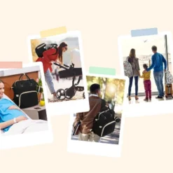 Itopfox Pink Diaper Backpack For Baby Girls - Baby Shower Gifts, Quilted With Changing Pad, Pacifier Case, Insulated Pockets 35L Large Capacity