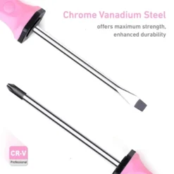 Itopfox 12-Piece Pink Magnetic Screwdrivers Set With Slotted Phillips And Precision Screwdrivers, Repair Tool Kit With Storage Bag -Itopfox Shop GUEST d79a60eb fc5e 4ca3 b34e 1a8e16d72b34