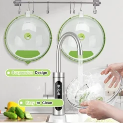 Itopfox Microwave Splatter Cover With Steamer, Clear Lid For Food, Kitchen Accessories For Microwave Oven, Green -Itopfox Shop GUEST d8e7dfba 8779 41a9 b623 ddc2332e70ec