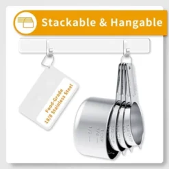 Itopfox Stainless Steel Measuring Cups & Spoons Set, Essential Kitchen Gadgets For Precise Cooking And Baking Needs (10-Piece) -Itopfox Shop GUEST da554fd4 c77d 4ca5 be57 b4a616ab717d