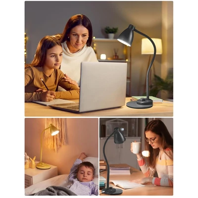Itopfox LED Desk Lamp With USB Charging Port, 3 Color Modes, Dimmable Reading Light, Intelligent Auto Dimming, Flexible Gooseneck For Bedside, Office 5 Itopfox LED Desk Lamp With USB Charging Port, 3 Color Modes, Dimmable Reading Light, Intelligent Auto Dimming, Flexible Gooseneck For Bedside, Office - Image 5