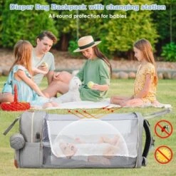 Itopfox Large Diaper Backpack With Changing Station, Insulated Pockets, USB Port, Waterproof, Lightweight, Unisex, Grey 12 Itopfox Large Diaper Backpack With Changing Station, Insulated Pockets, USB Port, Waterproof, Lightweight, Unisex, Grey -Itopfox Shop GUEST daf2a424 74a6 4f55 a985 fdcf326cdf7e