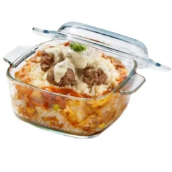 Itopfox 1 Quart Glass Square Casserole Dish With Lid, Mini Baking Dish For Single Serving, Microwave & Oven Safe, Deep Design For Spill Prevention 11 Itopfox 1 Quart Glass Square Casserole Dish With Lid, Mini Baking Dish For Single Serving, Microwave & Oven Safe, Deep Design For Spill Prevention -Itopfox Shop GUEST dca99996 84a1 4ae7 97ab d77e4da07c36