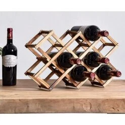 Itopfox Freestanding Stackable Wine Rack Organizer For Countertop And Cabinets With Foldable Design And Scratch-Resistant Protector -Itopfox Shop GUEST dde5052d 13b7 4155 9eee c5f612121bd3