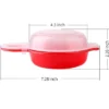 Itopfox Microwave Egg Cooker Set Of 2, Fast 1-Minute Egg Maker For Omelets, Sandwiches, And More, Non-Stick & Dishwasher Safe
