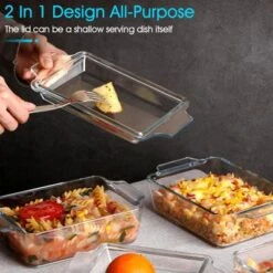 Itopfox Set Of 2 Glass Casserole Dishes With Lids, Oven Safe Rectangular Baking Dishes For Cooking, Roasting, And Serving Meals 9 Itopfox Set Of 2 Glass Casserole Dishes With Lids, Oven Safe Rectangular Baking Dishes For Cooking, Roasting, And Serving Meals -Itopfox Shop GUEST df5cccdb cc84 4610 a901 78db7777366c