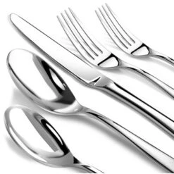 Itopfox 40-Piece Stainless Steel Silverware Set For 8, Heavy Duty Flatware Cutlery Set With Mirror Polished Forks, Knives, Spoons, Dishwasher Safe -Itopfox Shop GUEST df6c4ac2 6444 4cae b573 575e5a563b71