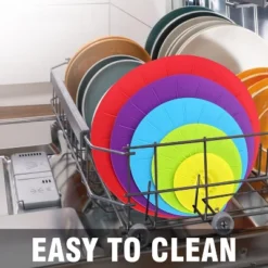 Itopfox Silicone Lids - 5 Pack Heat Resistant Microwave Splatter Cover, Reusable Suction Lids For Food Storage Fits Bowls, Cups, Skillets, Plates 10 Itopfox Silicone Lids - 5 Pack Heat Resistant Microwave Splatter Cover, Reusable Suction Lids For Food Storage Fits Bowls, Cups, Skillets, Plates -Itopfox Shop GUEST dfce9eb7 fea5 415f aada 856a7e6db847