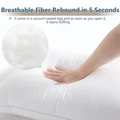 Itopfox Queen Size Pillows Set Of 2, Hotel Quality Cooling Pillows For Side Back Stomach Sleepers, Down Alternative Luxury Supportive Fluffy Pillows -Itopfox Shop GUEST e474adcd 348f 4585 beb0 08a5c90919b5