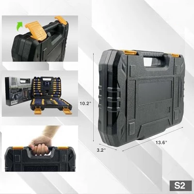 Itopfox Magnetic Screwdriver Set 66-Piece, S2 Alloy Steel, Includes Slotted/Phillips/Torx Mini Precision Screwdrivers, Replaceable Bits With Toolbox 2 Itopfox Magnetic Screwdriver Set 66-Piece, S2 Alloy Steel, Includes Slotted/Phillips/Torx Mini Precision Screwdrivers, Replaceable Bits With Toolbox - Image 2