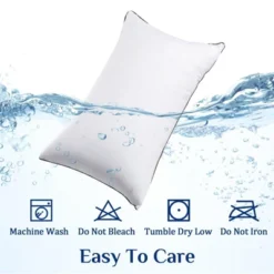 Itopfox Soft And Supportive Queen Size Pillows Set Of 2 With Down Alternative Filling For Side And Back Sleepers, Hotel Collection -Itopfox Shop GUEST e874877c 4067 438a ab06 b8dfa5aece24