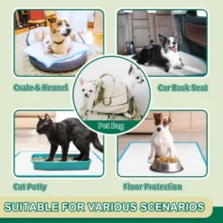 Itopfox 100 Count Leak-Proof & Super Absorbent Dog Training Pads | Disposable Potty Pads For Puppies, Dogs, Cats & Rabbits | Quick-Dry & Odor Control -Itopfox Shop GUEST eaf79563 bade 4248 80f0 a78fbcedf3a8