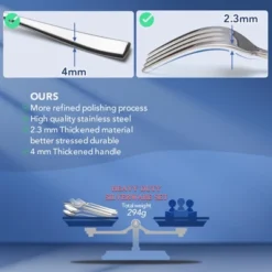 Itopfox 40 Piece Silverware Set Service For 8, Premium Stainless Steel Cutlery Set Mirror Polished Flatware Sets Heavy Duty And Solid, Modern Kitchen -Itopfox Shop GUEST ecdf01f8 6618 4f9c a391 83ad035940ad