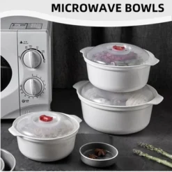 Itopfox 3-Piece Microwave-Safe Bowl Set With Lids & Steamer Rack, BPA-Free Soup & Ramen Cookware For Kitchen, Office, Dorm - Nesting Design 11 Itopfox 3-Piece Microwave-Safe Bowl Set With Lids & Steamer Rack, BPA-Free Soup & Ramen Cookware For Kitchen, Office, Dorm - Nesting Design -Itopfox Shop GUEST ecfab400 5dad 4ba6 b537 02ea4b2a7b47