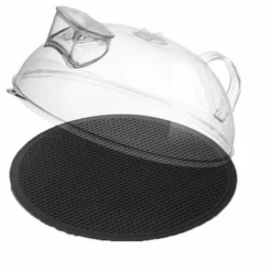 Itopfox Microwave Splatter Cover With Water Steamer, Clear Lid For Food, Integrated Handle, BPA-Free Splatter Guard, Essential Kitchen Gadgets -Itopfox Shop GUEST ed191ec8 fbc2 45f5 9058 e41ff2e53010