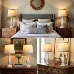 Itopfox Dimmable Table Lamps Set Of 2, Rustic Farmhouse Lamps For Living Room Bedroom, Bedside Desk Lamps With Touch Control, Includes Warm Bulbs 9 Itopfox Dimmable Table Lamps Set Of 2, Rustic Farmhouse Lamps For Living Room Bedroom, Bedside Desk Lamps With Touch Control, Includes Warm Bulbs -Itopfox Shop GUEST ed55031d 95d8 4c23 90ae 1a8aa4d6aa02