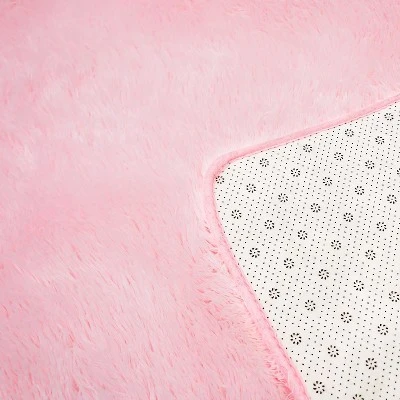 Itopfox Shag Area Rug For Bedroom And Living Room, Ultra Soft Fluffy Indoor Carpet For Dorm, Nursery, Kids And Girls Room Decor In Pink 7 Itopfox Shag Area Rug For Bedroom And Living Room, Ultra Soft Fluffy Indoor Carpet For Dorm, Nursery, Kids And Girls Room Decor In Pink - Image 7