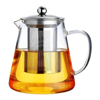 Itopfox Mini Glass Teapot With Removable Stainless Steel Infuser For Blooming & Loose Leaf Tea, Microwave & Stovetop Safe 8 Itopfox Mini Glass Teapot With Removable Stainless Steel Infuser For Blooming & Loose Leaf Tea, Microwave & Stovetop Safe - Image 8