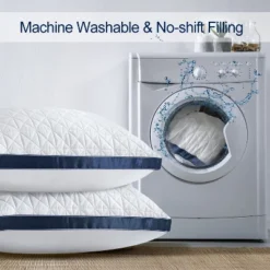 Itopfox Queen Size Pillows Set Of 2, Luxury Hotel Pillow For Sleeping, Supportive Breathable Down Alternative Gusseted Pillow For Side Stomach -Itopfox Shop GUEST f08ad37d 0f9e 4950 b19c 93173da4adbb