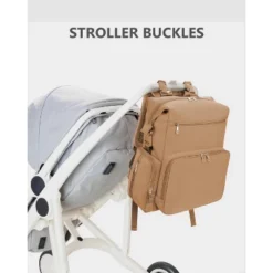 Itopfox Neoprene Waterproof Diaper Backpack For Parents With Changing Pad, Large Storage & 10 Pockets, Travel-Friendly Design (Oat) -Itopfox Shop GUEST f0f175bf b2f3 45a6 9d7a a2cad4257a44