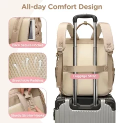 Itopfox Convertible Diaper Backpack With Laptop Sleeve & Cooler Storage, Large Pumping Bag For Working Moms, 31L Capacity 14 Itopfox Convertible Diaper Backpack With Laptop Sleeve & Cooler Storage, Large Pumping Bag For Working Moms, 31L Capacity -Itopfox Shop GUEST f12c5c21 3c85 4204 abc1 d4bc9fa78284