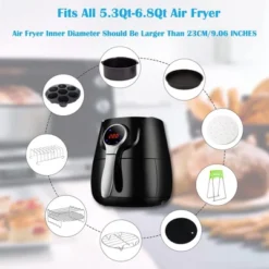 Itopfox 9 Inch Air Fryer Accessories Set With Cupcake Pan, Pizza Pan, Silicone Baking Cup, Recipe Cookbook For 5.3Qt - 6.8Qt Air Fryers 10 Itopfox 9 Inch Air Fryer Accessories Set With Cupcake Pan, Pizza Pan, Silicone Baking Cup, Recipe Cookbook For 5.3Qt - 6.8Qt Air Fryers -Itopfox Shop GUEST f15e7a9e 655a 4470 987d 008477f2be5a