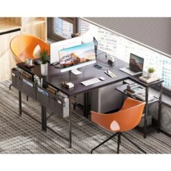 Itopfox L-Shaped Gaming Desk With Power Outlets, Reversible Shelves & PC Stand, Storage Bag For Home Office, Study Table For Small Spaces, Black 7 Itopfox L-Shaped Gaming Desk With Power Outlets, Reversible Shelves & PC Stand, Storage Bag For Home Office, Study Table For Small Spaces, Black -Itopfox Shop GUEST f26458b1 4ad7 46ec b5f0 f8a715b345c1