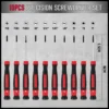 Itopfox 11-Piece Precision Screwdriver Set With Magnetic Tips For Eyeglasses, Watches, Computers, Laptops, Phones - Phillips, Slotted, Torx