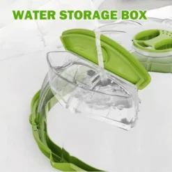 Itopfox Microwave Splatter Cover With Water Steamer And Handle, BPA Free & Dishwasher Safe Splatter Guard Kitchen Gadgets For Gifts (Green, 1 Pack)