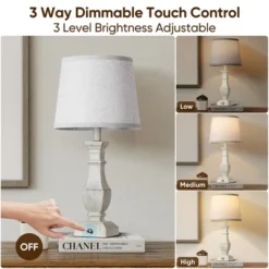 Itopfox Dimmable Table Lamps Set Of 2, Rustic Farmhouse Lamps For Living Room Bedroom, Bedside Desk Lamps With Touch Control, Includes Warm Bulbs 8 Itopfox Dimmable Table Lamps Set Of 2, Rustic Farmhouse Lamps For Living Room Bedroom, Bedside Desk Lamps With Touch Control, Includes Warm Bulbs -Itopfox Shop GUEST f958905b e93b 48e0 9538 27c9bff69920