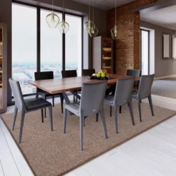 Itopfox Soft Modern Memory Foam Washable Indoor Rug, Non Slip Low Pile Carpet For Living Room, Bedroom, Kids Nursery, Dorm, Home Decor In Brown -Itopfox Shop GUEST fc46adf5 00cf 453d a720 3a18314ff05f