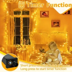 Itopfox 120LED String Lights, Waterproof Connectable Fairy Lights With Timer 8 Modes, Warm White Plug In Christmas Light For Indoor Outdoor Decor -Itopfox Shop GUEST fd6559ca a0ce 41ce 8add eeee9bfab21a