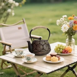 Itopfox Japanese Cast Iron Teapot, Enamel-Coated Stovetop Kettle With Stainless Steel Infuser & Heat-Resistant Handle, Traditional Iron Pot 8 Itopfox Japanese Cast Iron Teapot, Enamel-Coated Stovetop Kettle With Stainless Steel Infuser & Heat-Resistant Handle, Traditional Iron Pot -Itopfox Shop GUEST fe04696f 765a 4903 9d60 f85fcae7a416