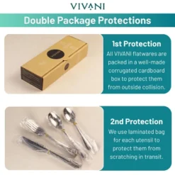 Itopfox 16 Piece Silverware Set For 4, Premium Stainless Steel Cutlery Set, Utensil Sets, Flatware For 4, Forks Spoons And Knives Set Dishwasher Safe -Itopfox Shop GUEST ff015b2c fe25 4766 878d 6826597c4af1